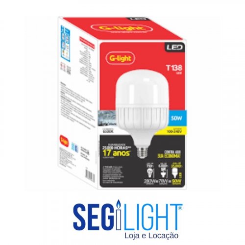 lampada de led 50w de alta potência da G-Light